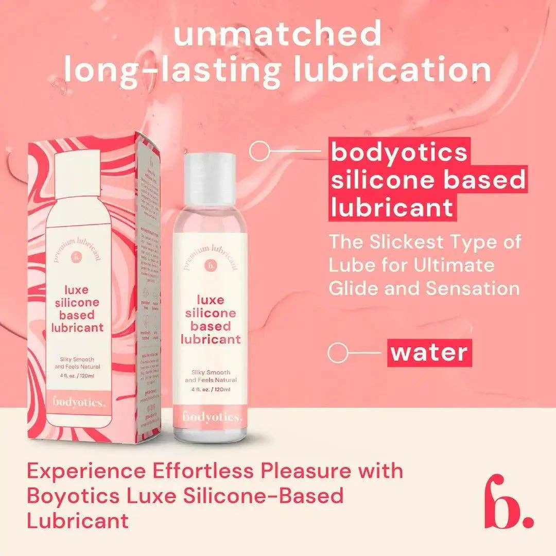 Silicone Based Lubricant 4oz Long Lasting Intimate Glide: 4oz