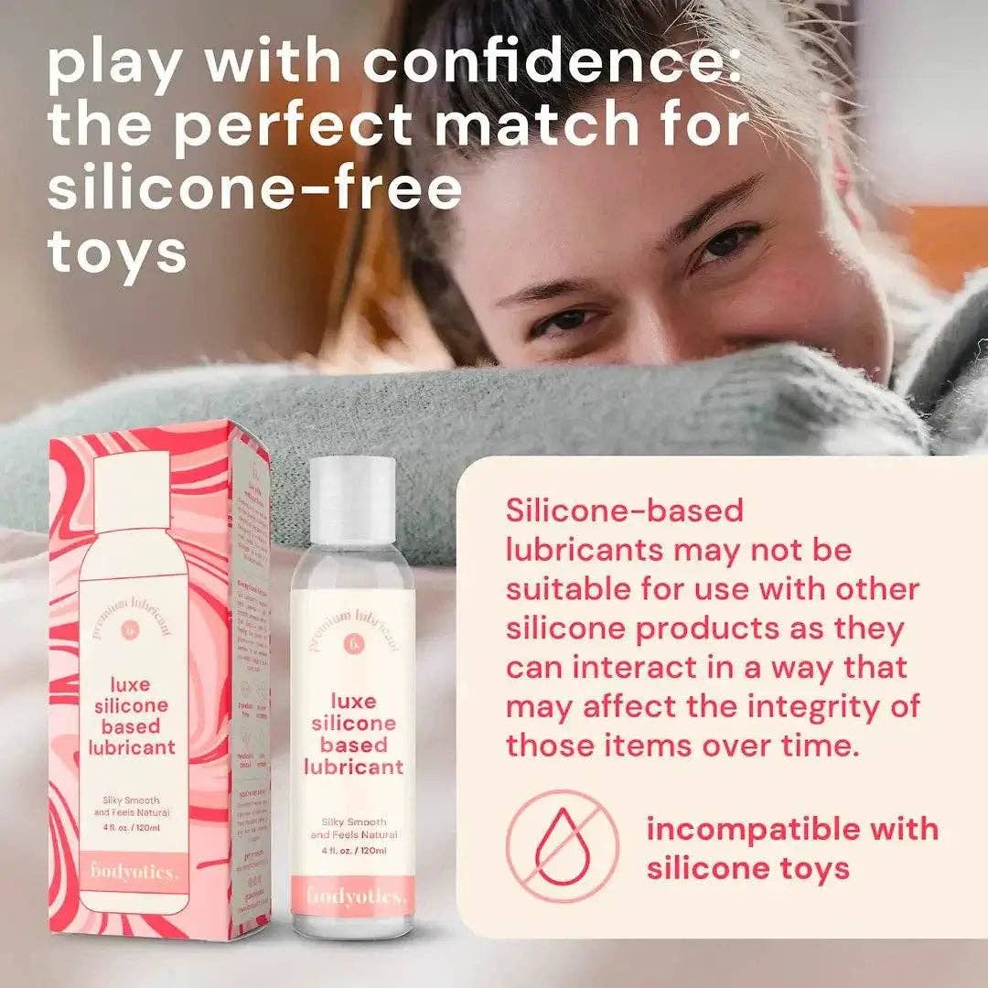 Silicone Based Lubricant 4oz Long Lasting Intimate Glide: 4oz